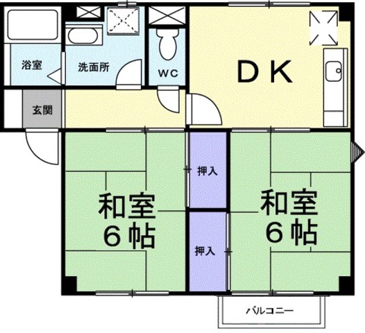 プラドールＣの間取り