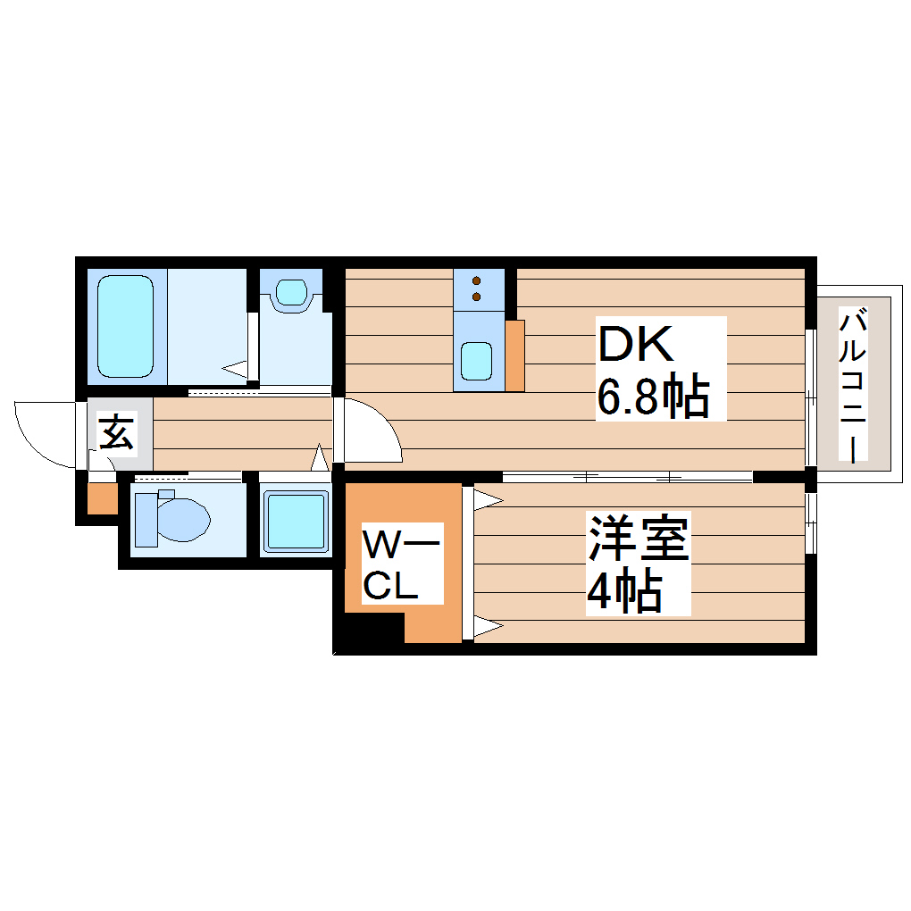 Fab南仙台の間取り