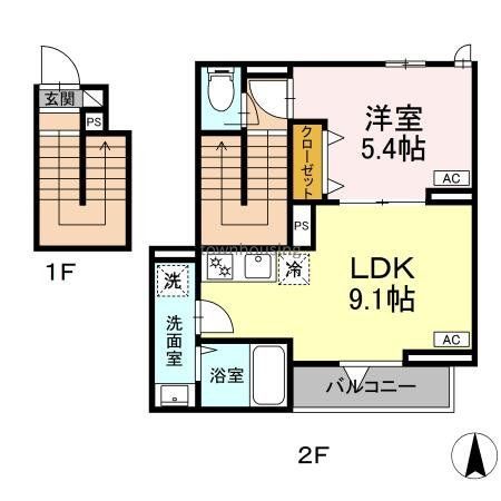 足立区六月のアパートの間取り