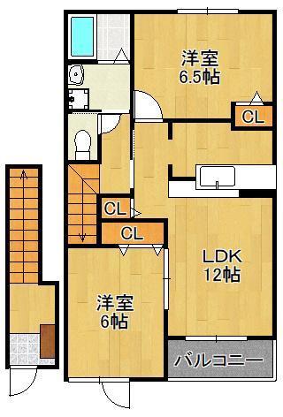 グリーンヒルズ旭Ａの間取り