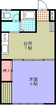 イニシャルハイツ田山の間取り