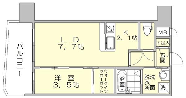 ネストピア東比恵駅前の間取り