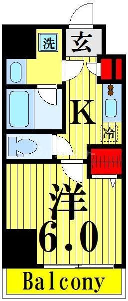 【足立区西新井本町のマンションの間取り】