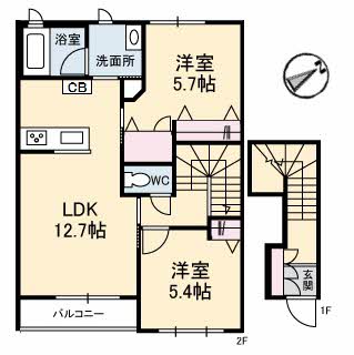 ヴィラ・アンテンヌの間取り