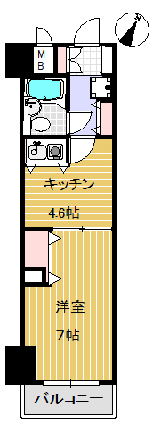 ライオンズマンション北大路の間取り