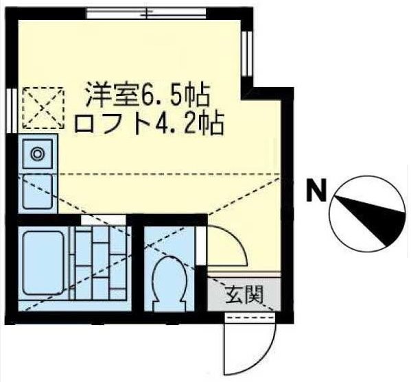 クレール横須賀の間取り