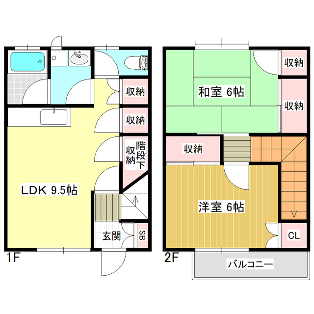 島高ハイツの間取り