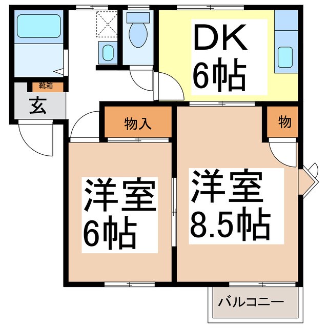 フレグランスマルコIの間取り