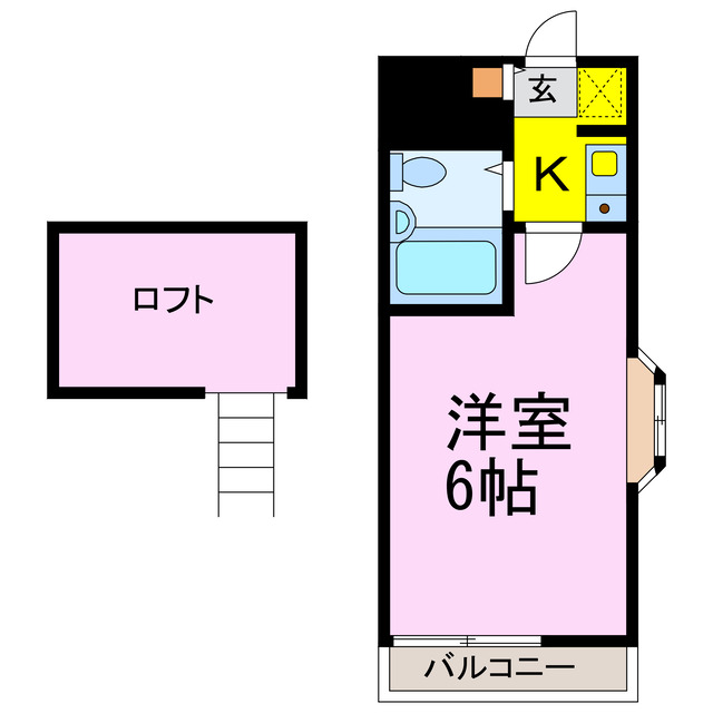 シティパレス羽生6の間取り