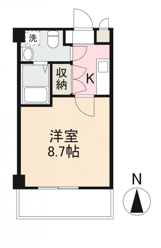 高松市中野町のマンションの間取り