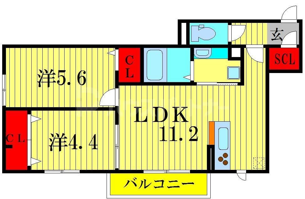 VILLETTAの間取り