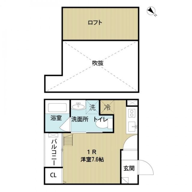 シエル若林の間取り