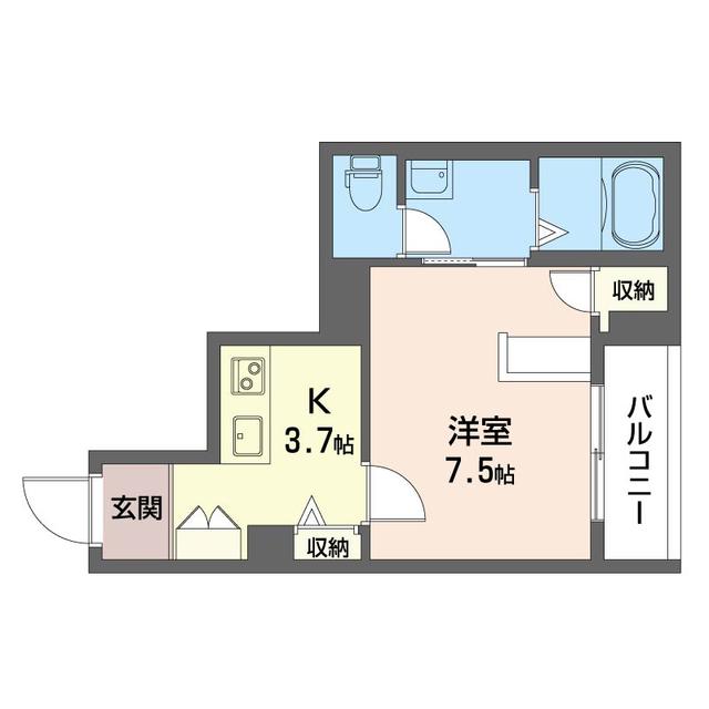 【座間市入谷西のマンションの間取り】