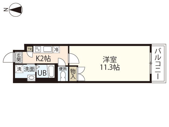 ヒルズ平和橋の間取り