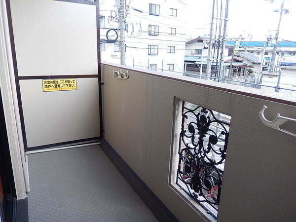 バルコニー　写真は別号室の写真です。