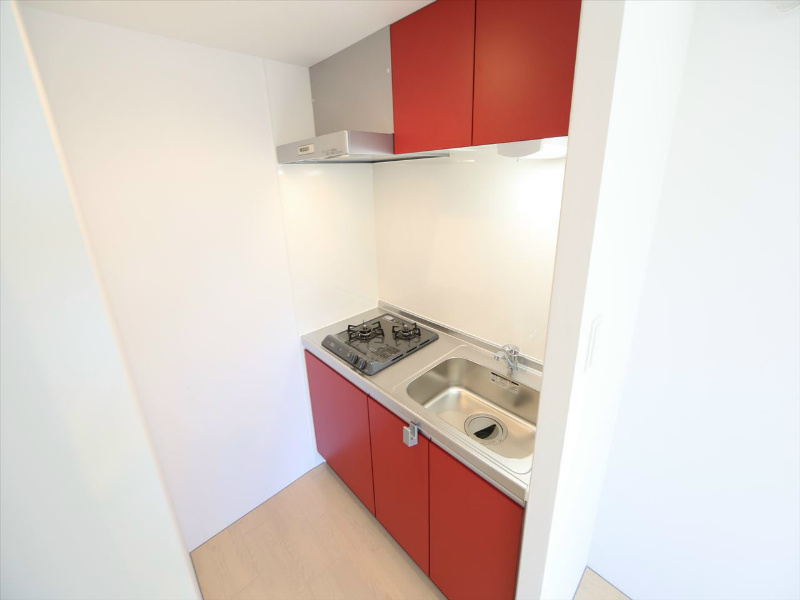 キッチン　システムキッチン（ガス2口コンロ付）