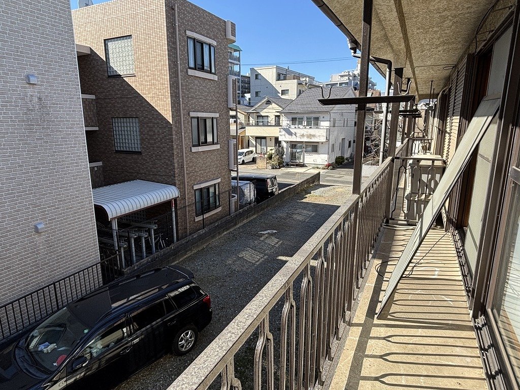 バルコニー　陽当り良好のバルコニー