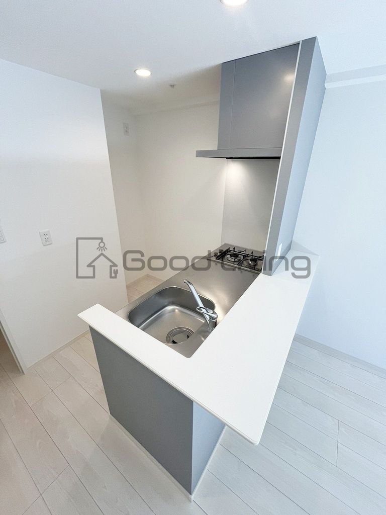 キッチン　テレビを見ながらカウンターキッチン