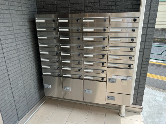 ロビー　集合ポスト　宅配ボックス