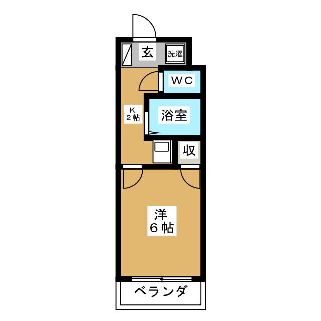 蕨プラザH棟の間取り写真