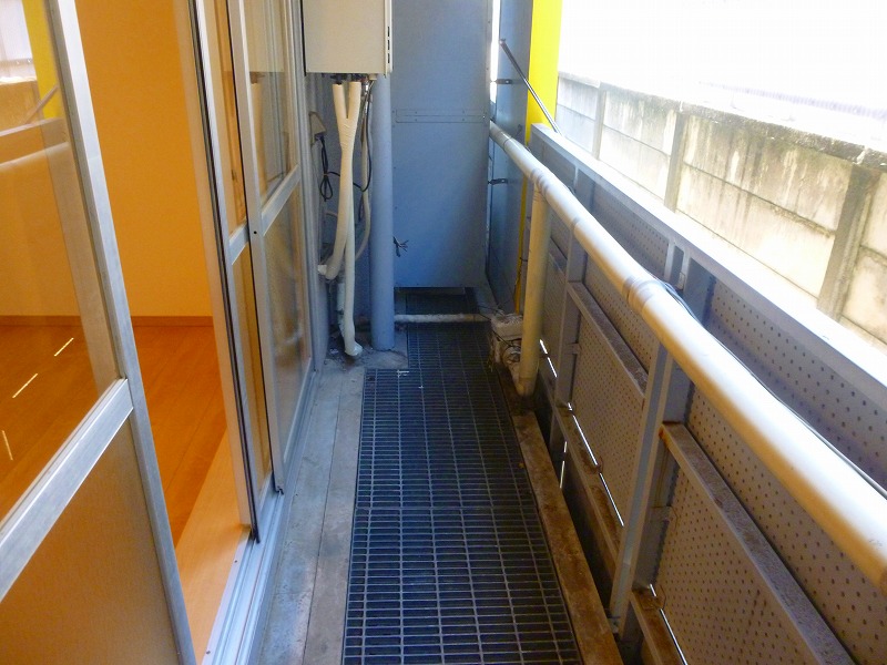 バルコニー　月村マンションNo1のバルコニー