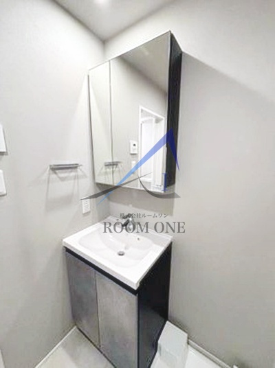 洗面設備　洗面台です。