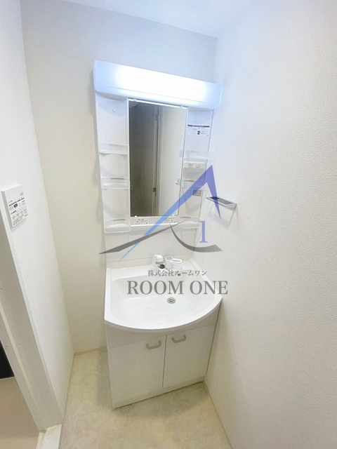 洗面設備　洗面台です。