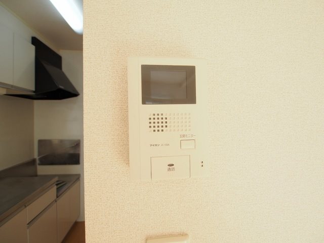 セキュリティ　来客者が確認できるモニタ付き