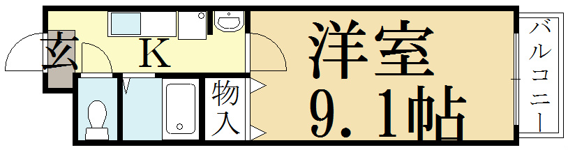 ビリーブFの間取り写真