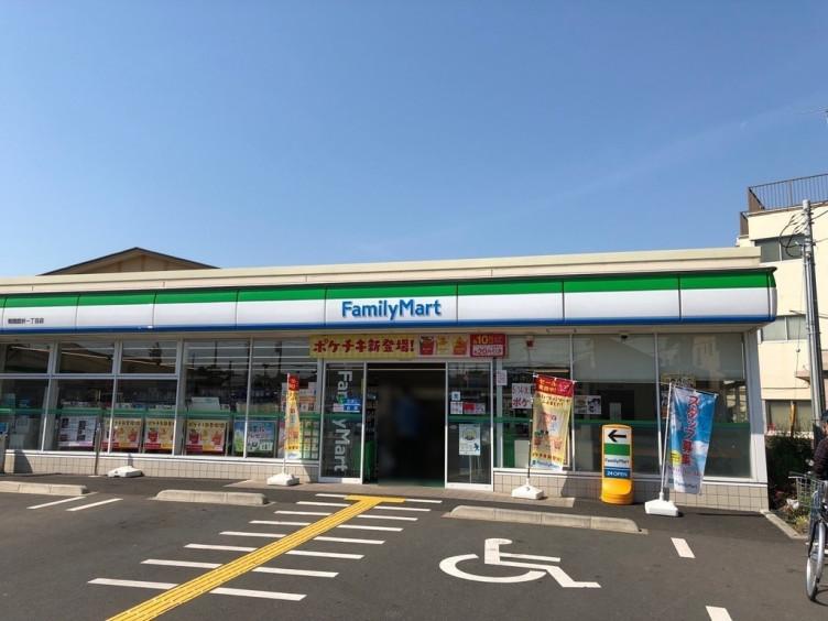 コンビニ　ファミリーマート 朝霞膝折一丁目店（コンビニ）まで408m