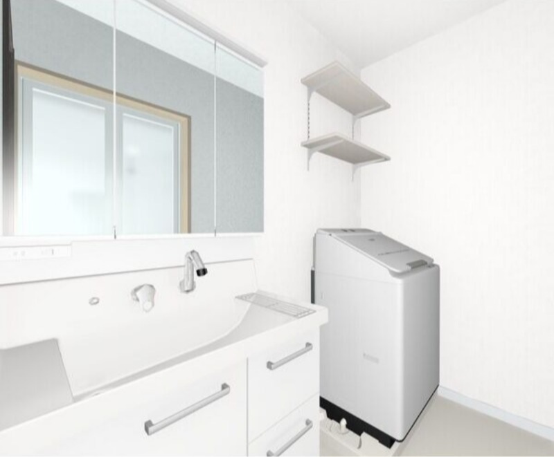 洗面設備　図面と現状に相違がある場合には現状を優先