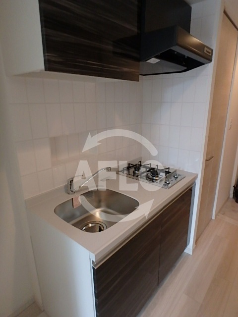 キッチン　スワンズシティ大阪EAST　2口ガスシステムキッチン