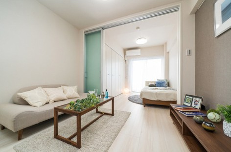 居室・リビング　☆明るい居室☆ ※家具・小物等は付きません