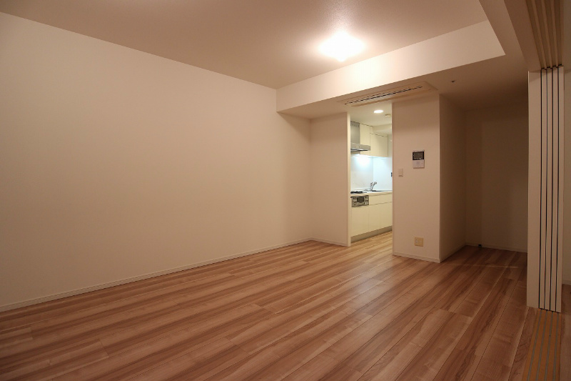 居室・リビング　隣の部屋の開き戸を使って一つの大きなお部屋にもなります。