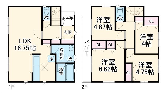Sumai-to船橋市松が丘02の間取り写真