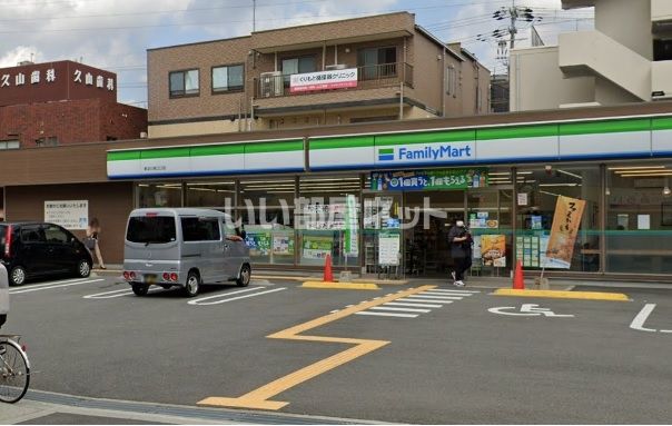 コンビニ　ファミリーマート 東淀川南江口店（コンビニ）まで372m