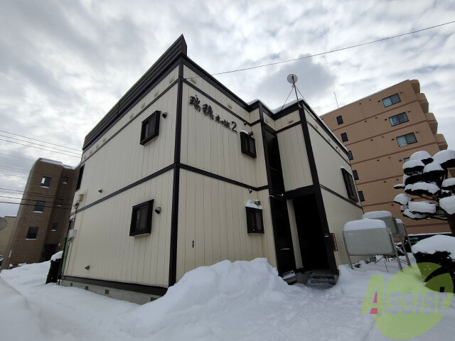 建物外観　札幌市北区北二十一条西「瑞穂木の城２」