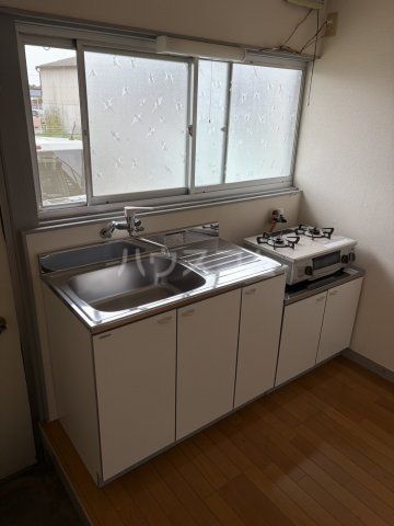 日の出荘 東のキッチン写真