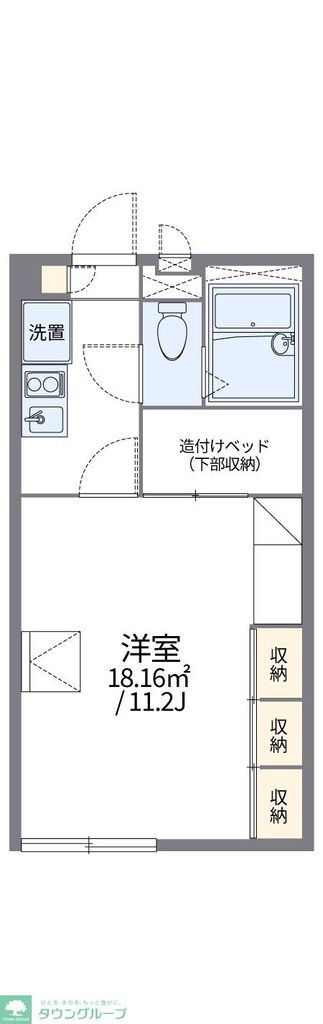 レオパレスグロリアスIIIの間取り写真