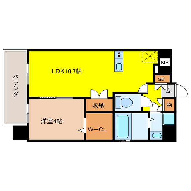 ミラージュパレス新梅田Cieloの間取り写真