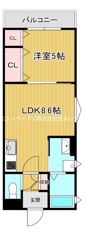 クリエオーレ下神田2の間取り写真