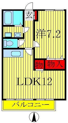 コンフォートヴィラの間取り写真