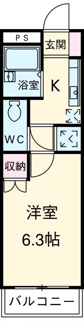 シェソワ名高山の間取り写真