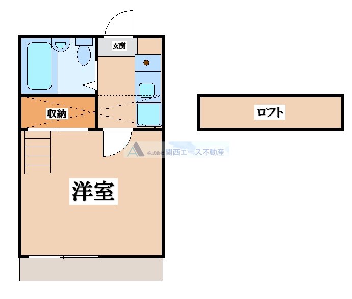 瓢箪山第6マンションの間取り写真