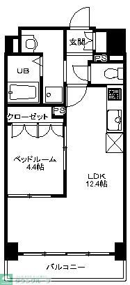 セザン新町の間取り写真