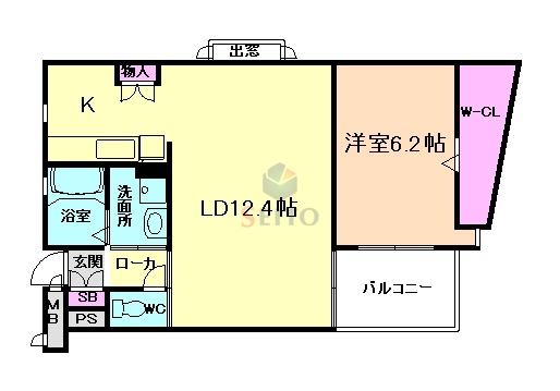 SUERTA豊中の間取り写真