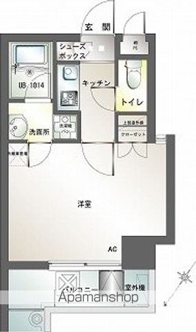 エンクレスト白金の間取り写真