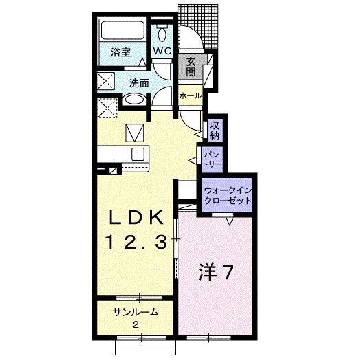 エクシアの間取り写真