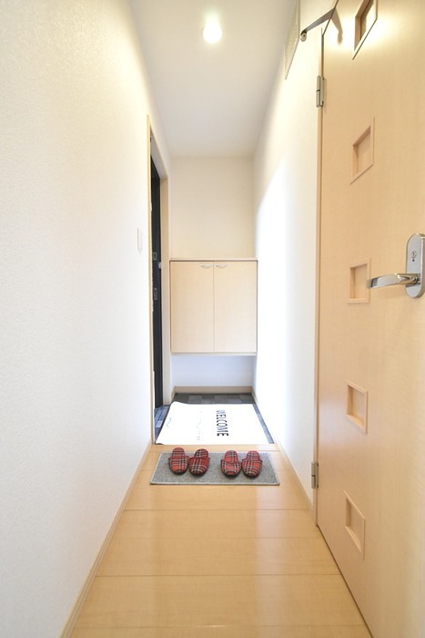 玄関　※同じ間取りの別部屋の写真となります