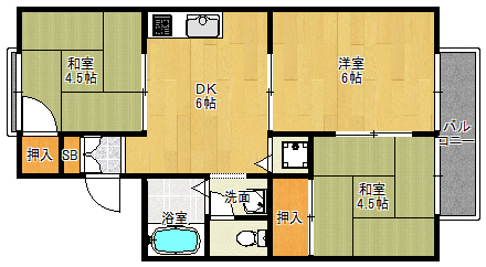 JKクレールの間取り